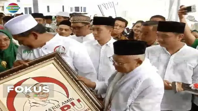Ma’ruf Amin menyatakan pada Posko Rabu untuk tidak ragu memilih Jokowi-Ma’ruf pada Pilpres 2019.