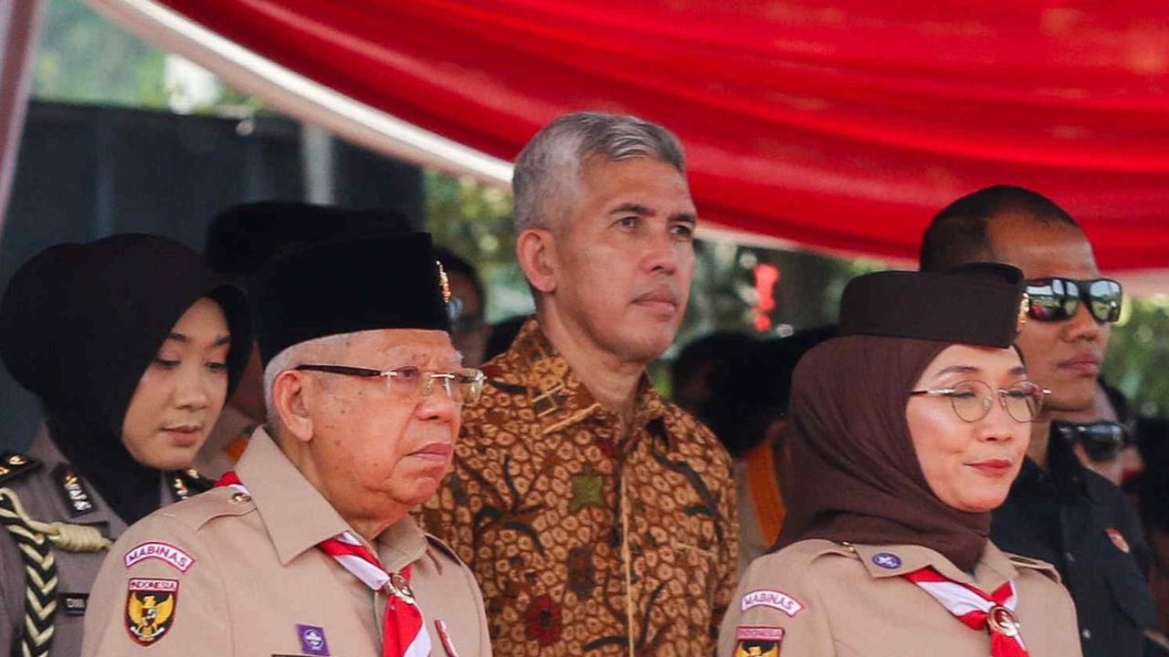 Peringatan Hari Pramuka ke-63 tahun 2024 diikuti sekitar 10.000 anggota Pramuka dari seluruh Kwartir Daerah se-Indonesia. Foto: Liputan6.com/Herman Zakharia