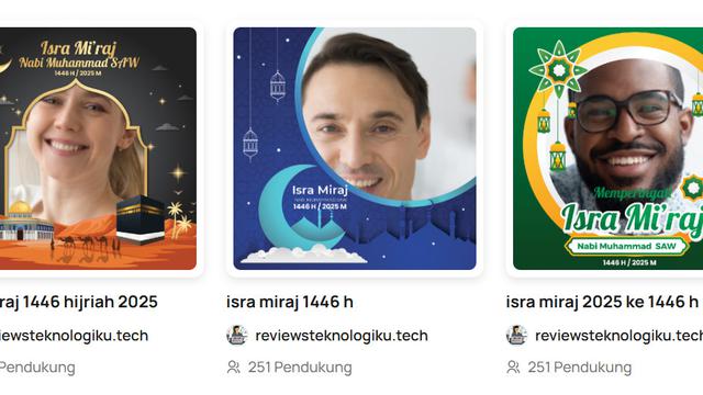 Twibbon Isra Miraj 2025