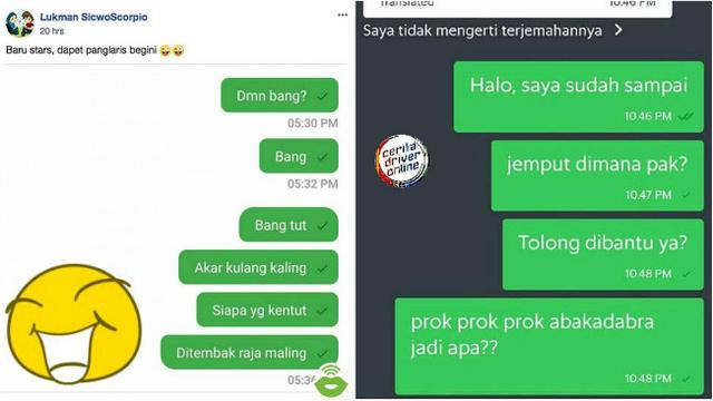 Tidak jarang ada oknum-oknum pelanggan yang menguras kesabaran para pengemudi ojek online.