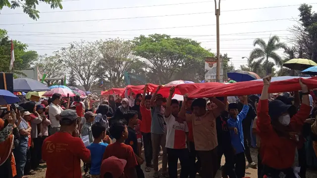 bendera merah putih, bandung barat