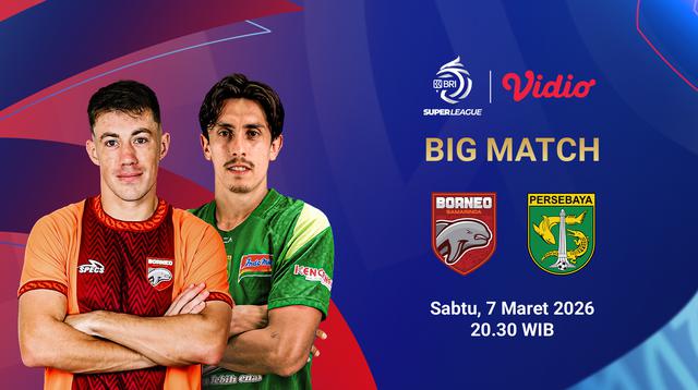Jadwal Pertandingan BRI Super League antara Borneo FC vs Persebaya Surabaya
