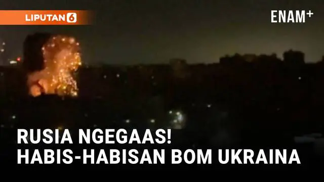 Mencekam! Kyiv Diguncang Serangan Terbesar Rusia