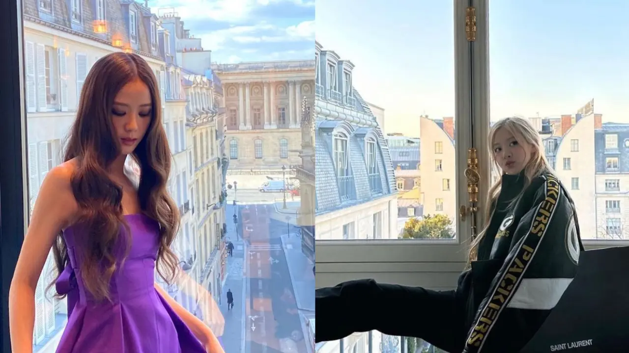 Jisoo Blackpink dan Rose Blackpink di Paris Fashion Week
