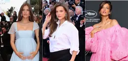 Barbara Palvin Tampil dengan Baby Bump di Cannes 2026. [@realbarbarapalvin]