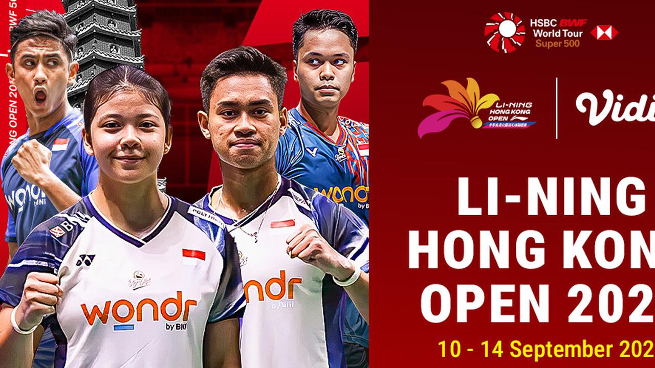 Nonton Badminton Hong Kong Open 2025, Eksklusif di Vidio