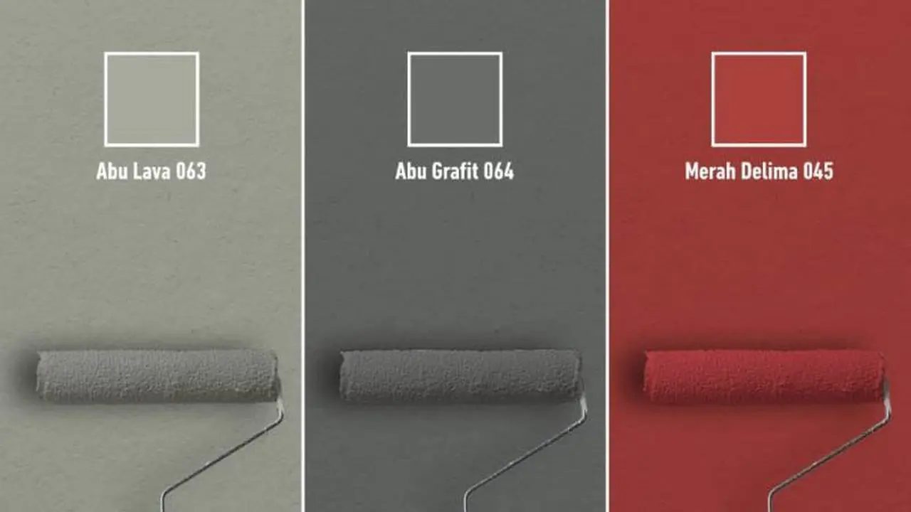 Tiga Warna Baru, Abu Lava, Abu Grafit, Merah Delima dari Pelapis Anti Bocor