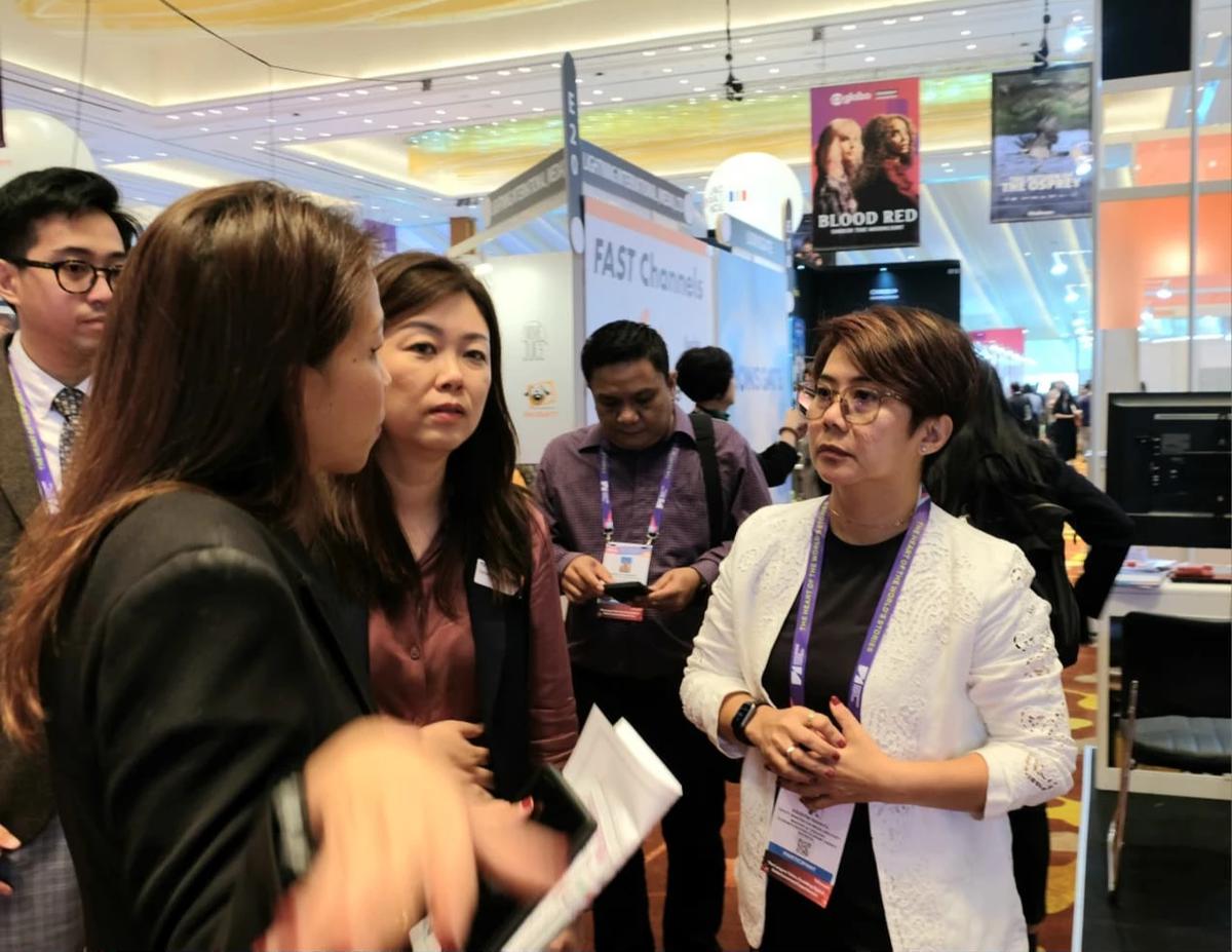 Deputi Bidang Kreativitas Media Kementerian Ekraf Agustini Rahayu di ajang Asia TV Forum & Market (ATF) 2025