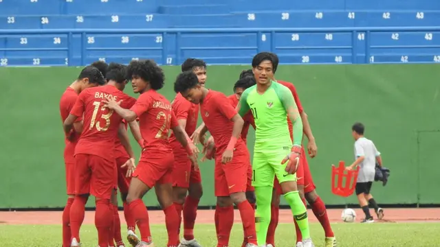 Timnas Indonesia U-18 Vs Malaysia pada babak semifinal Piala AFF U-18 2018 di Go Dau Stadium, Sabtu (17/8/2019).