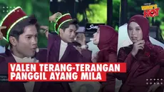 Di panggung Pesta Raya Ramadan yang digelar di Transera Water Park, Bekasi, Jawa Barat, Jumat, 13 Maret 2026, Valen terang-terangan memanggil Mila dengan sebutan 'Ayang' di depan ribuan orang. Tak hanya itu mereka kompak kembaran outfit Lebaran unik ...