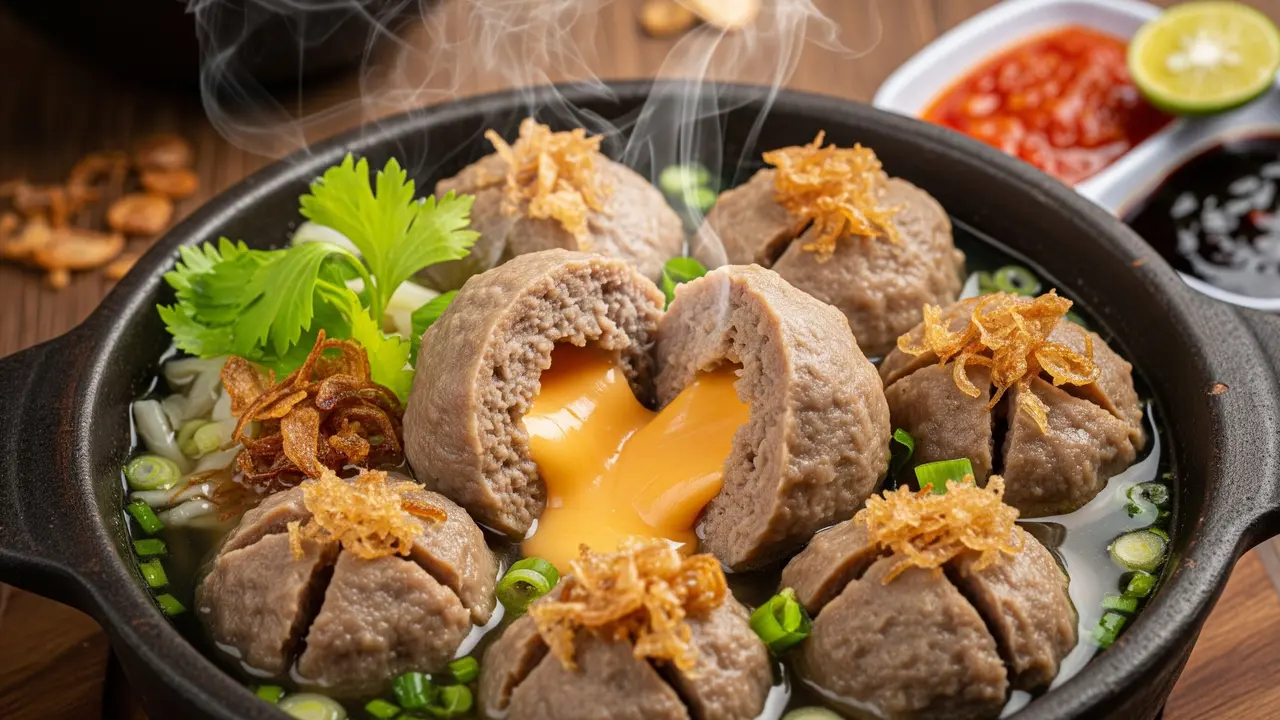 Bakso Isi Keju dari Daging Kurban