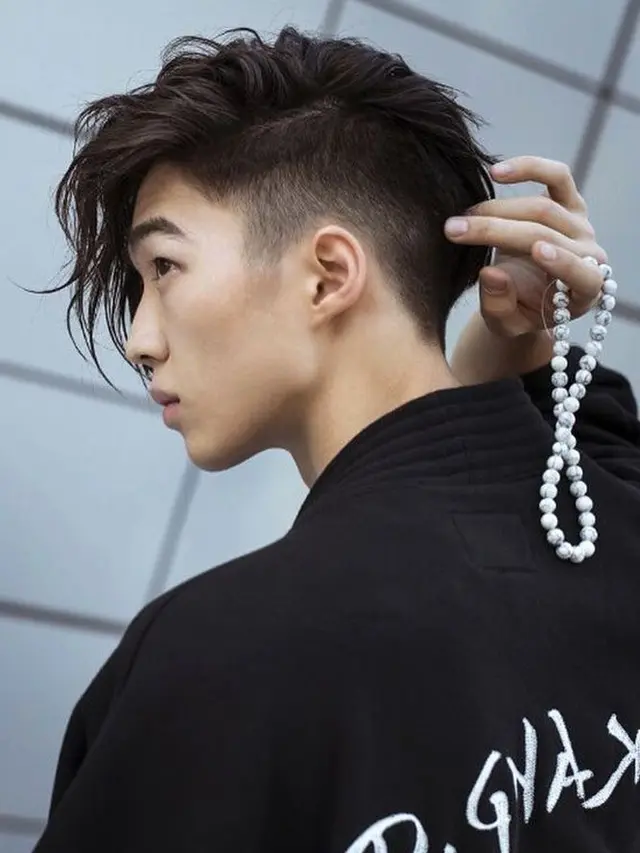 Slicked Back Hair Two Block.