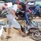 Perusakan motor karena tilang kembali terjadi