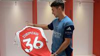 Martin Zubimendi, pemain baru Arsenal pada musim panas 2025 datang dari Real Sociedad. (Dok.www.arsenal.com)