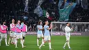 Hasil imbang dalam derby melawan AS Roma membuat Lazio tetap berada di posisi ke-6 klasemen sementara Serie A Italia musim 2024/2025. (Tiziana FABI/AFP)