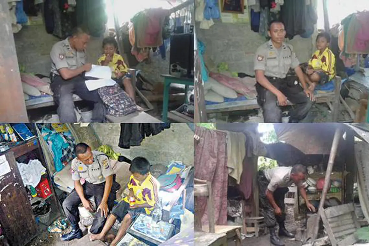 Respons Publik Melihat Kondisi Bripda Taufik yang Tinggal di Kandang Sapi