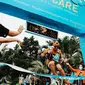 Peserta dengan nomor 1049 berhasil finis setelah berlari sejauh 150 km di Run To Care 2021, Bali, Minggu (28/11/21). (Dokumentasi Run To Care 2021 Kem(Bali))