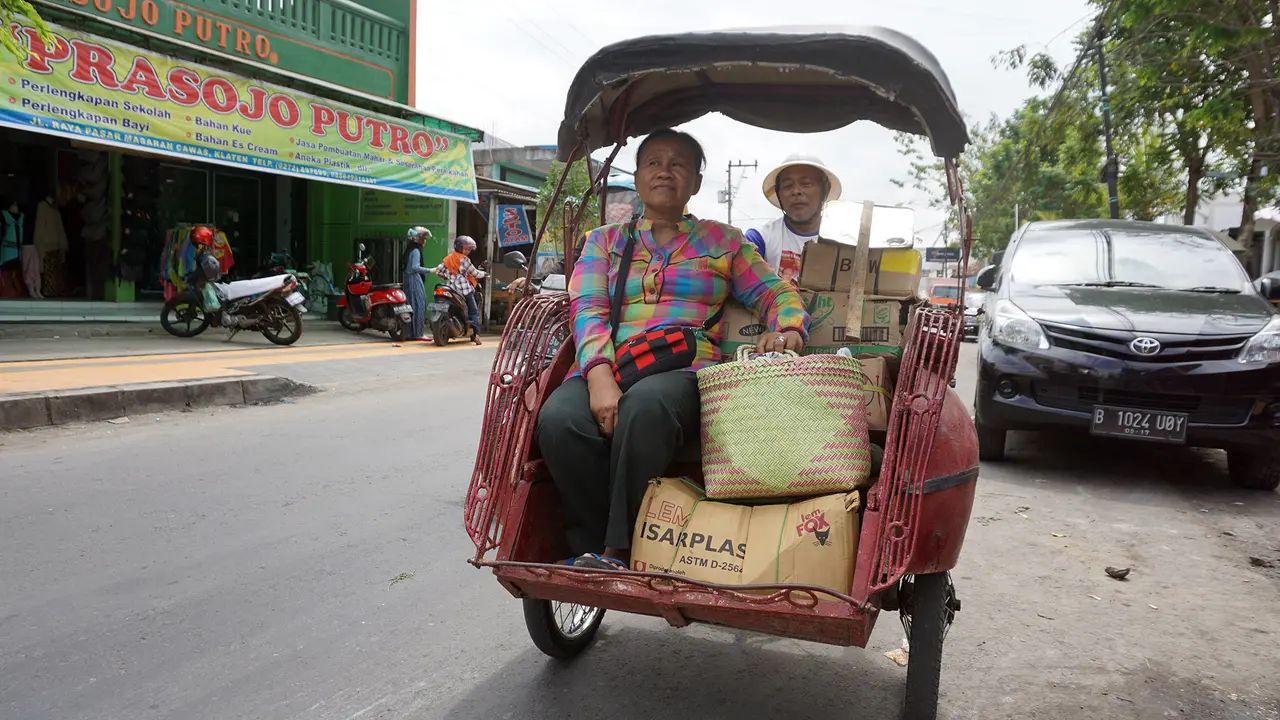 Penarik Becak Naik haji
