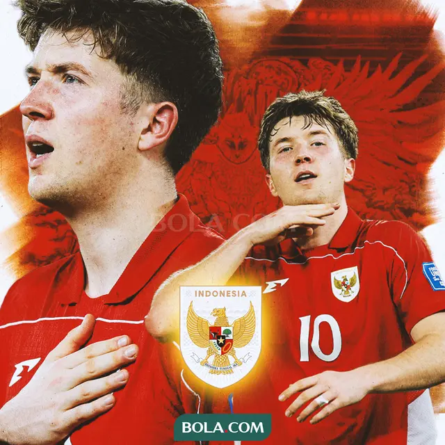 Timnas Indonesia - Ilustrasi Ole Romeny Timnas Indonesia Vs Bahrain