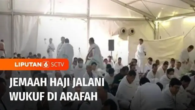 Para jemaah haji termasuk jemaah haji dari Indonesia menjalani puncak ibadah haji yaitu wukuf di Arafah, Selasa (27/6) kemarin. Sementara jemaah haji yang tengah menjalani rawat inap di luar Arafah, mendapat layanan safari wukuf menggunakan bis.