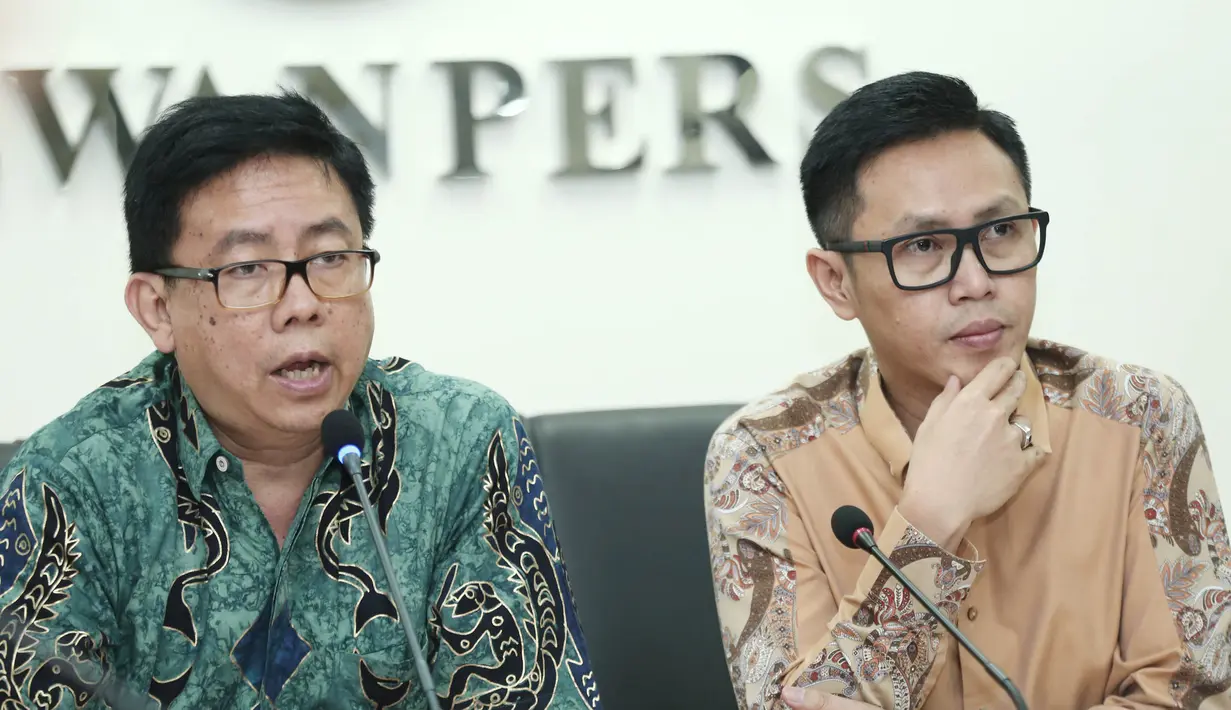 "Jika iya bisa disikapi oleh Dewan Pers. Tapi jika bukan, maka disikapi oleh kepolisian. Intinya 7 media online itu benar-benar salah," lanjut Eko. (Galih W. Satria/Bintang.com)