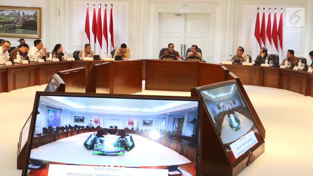 Jokowi Pimpin Ratas Transportasi Jabodetabek
