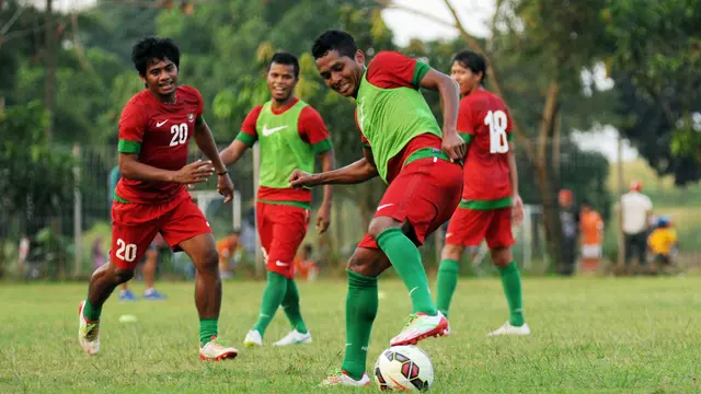 Latihan Timnas Indonesia U-23
