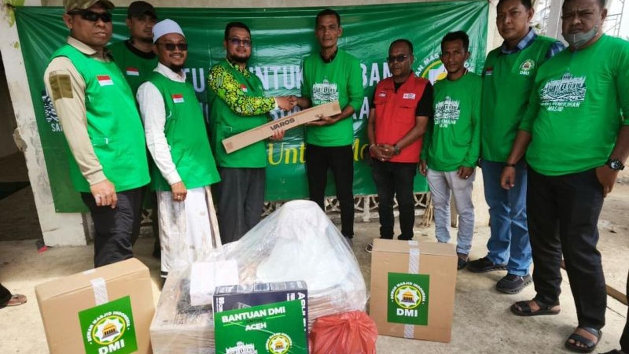 DMI Salurkan Bantuan Sound System Baru untuk Masjid di Aceh Utara Jelang Ramadan