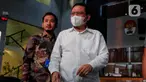 Pejabat tinggi di lingkungan kekuasaan kehakiman itu tak ditahan usai menjalani proses pemeriksaan selama kurang lebih tujuh jam. (Liputan6.com/Angga Yuniar)