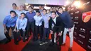 Tim Satria Muda saat menghadiri Launching IBL di Empirica SCBD, Kawasan Terpadu Sudirman, Jakarta, Kamis (19/11/2015). (Bola.com/Nicklas Hanoatubun)