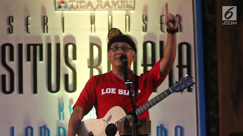 Iwan Fals di Seri Konser Situs Budaya