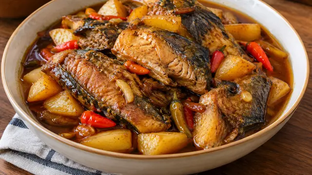 Resep Ikan Tongkol Masak Pallu Camba dengan Kuah Asam Manis