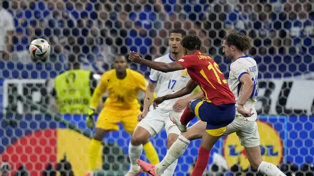 FOTO Spanyol Vs Prancis, Semifinal Euro 2024