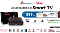 NexVidio, produk terbaru hasil kolaborasi Nex Parabola dan Vidio.