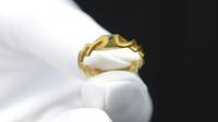 Cincin emas bermata berlian dari abad pertengahan. (dok. Noonans.co.uk)