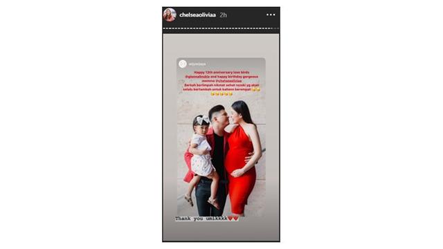 6 Momen Perayaan Anniversary ke-13 Glenn Alinskie dan Chelsea Olivia, Romantis