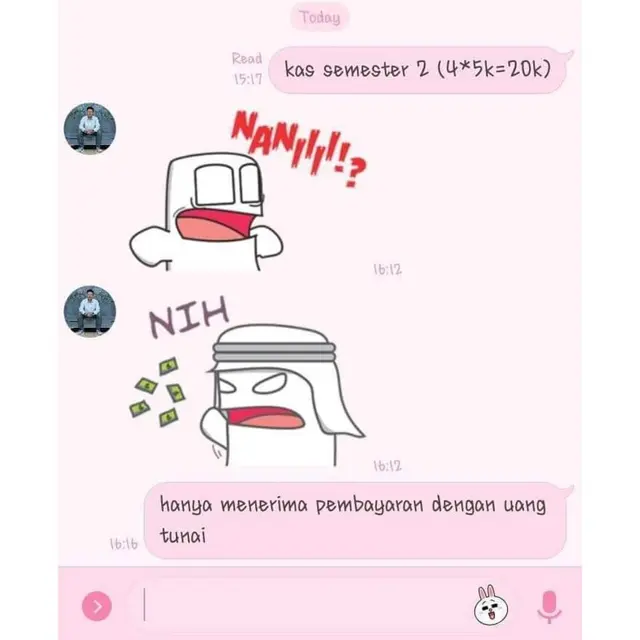 7 Chat Balasan Orang Ditagih Uang Kas Ini Kocak, Bikin Geregetan