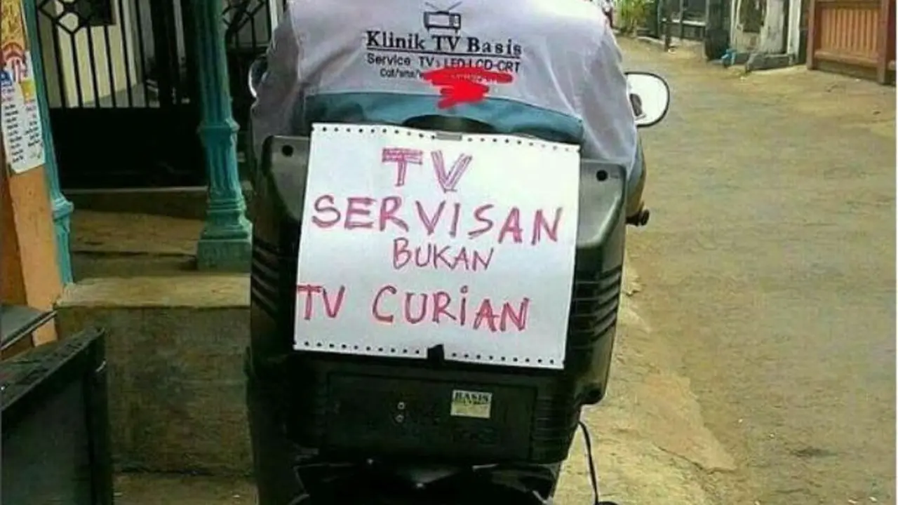 [Bintang] Takut Dibakar, Tukang Service Ini Bikin Pesan yang Penuh Makna