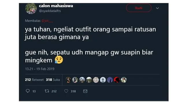 keluh kesah netizen tentang outfit