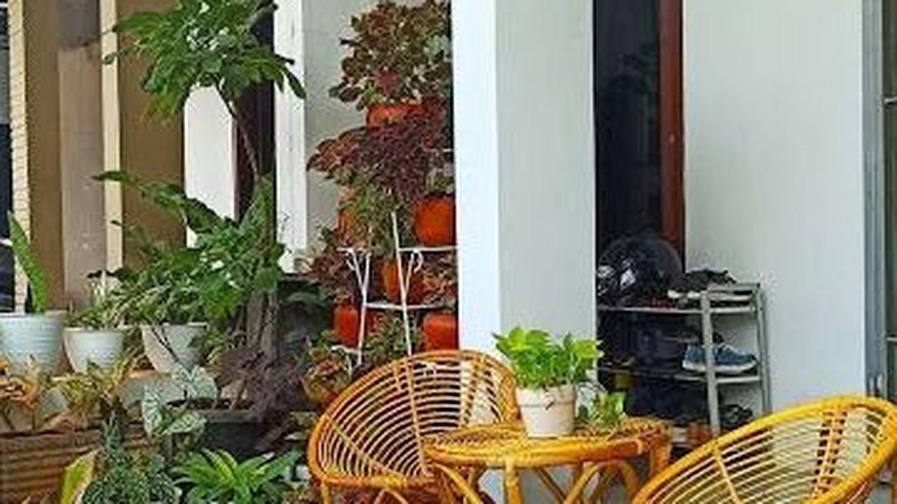 Desain Rumah Tanpa Pagar dengan Taman yang Luas