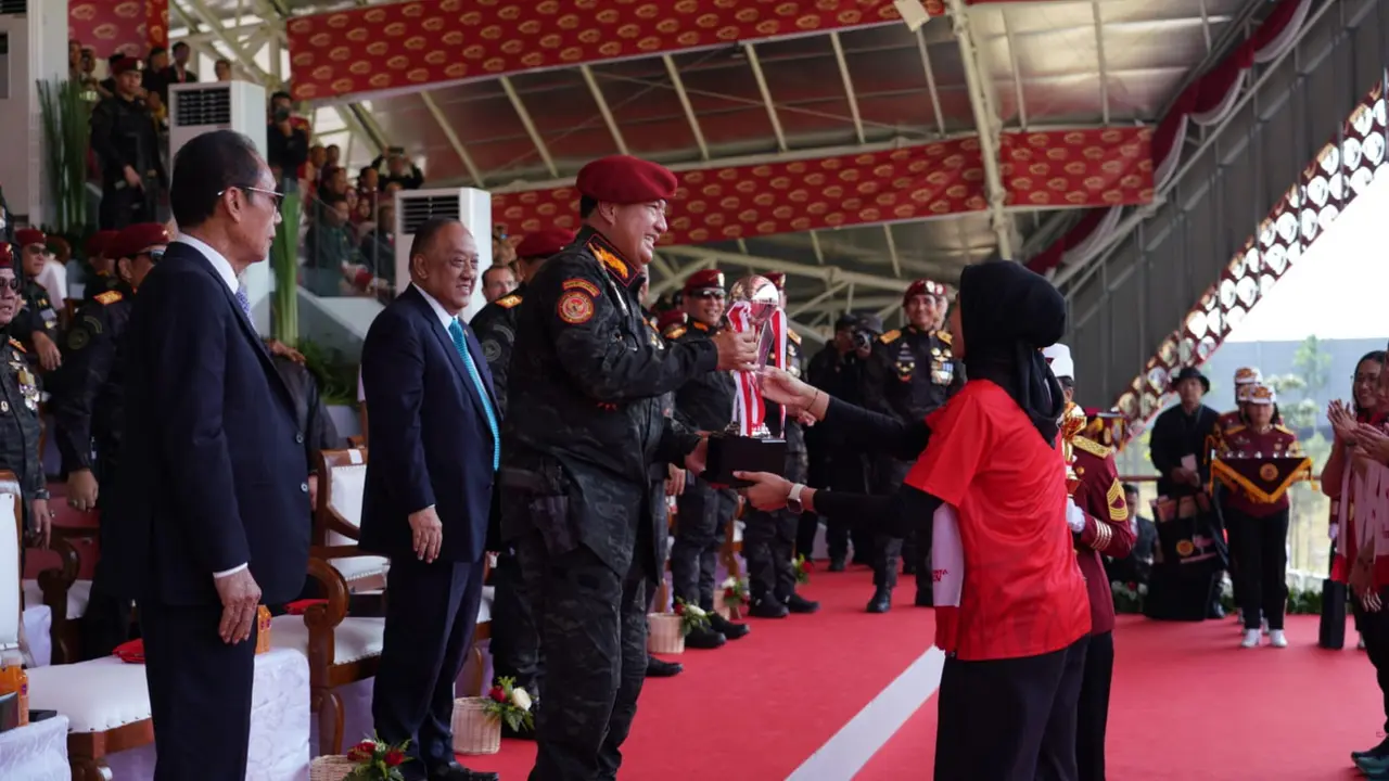 Badan Intelijen Negara (BIN) menggelar peresmian modernisasi Pusat Pendidikan dan Pelatihan BIN yang dirangkai dalam upacara pengambilan sumpah Prasetia Perwira Intelijen. (Istimewa)