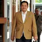 Farhat Abbas di Pengadilan Negeri Jakarta Selatan, Jumat (21/8/2015). (Liputan6.com/Panji Diksana)