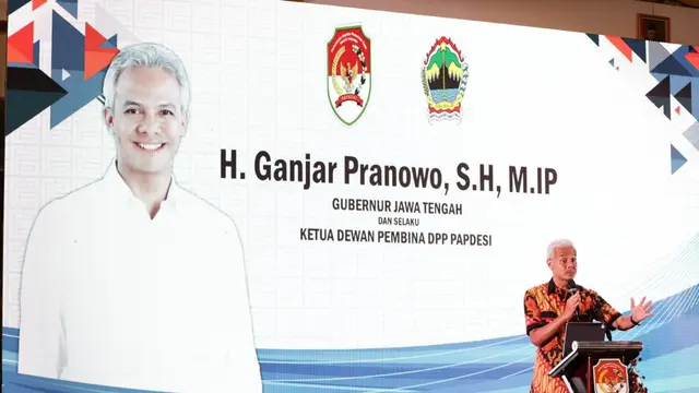 Ketua Dewan Pembina PAPDESI, Ganjar Pranowo (Istimewa)