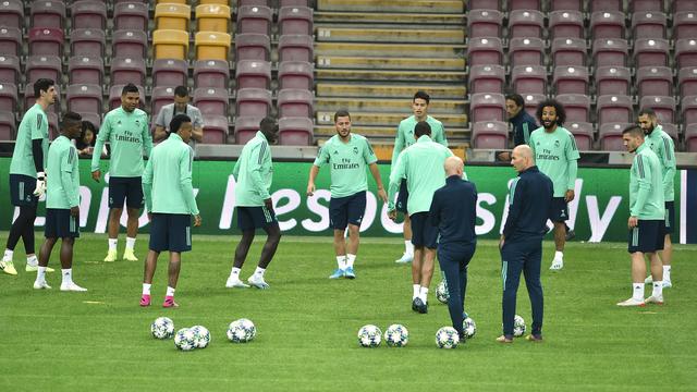 Intip Latihan Real Madrid Jelang Hadari Galatasaray