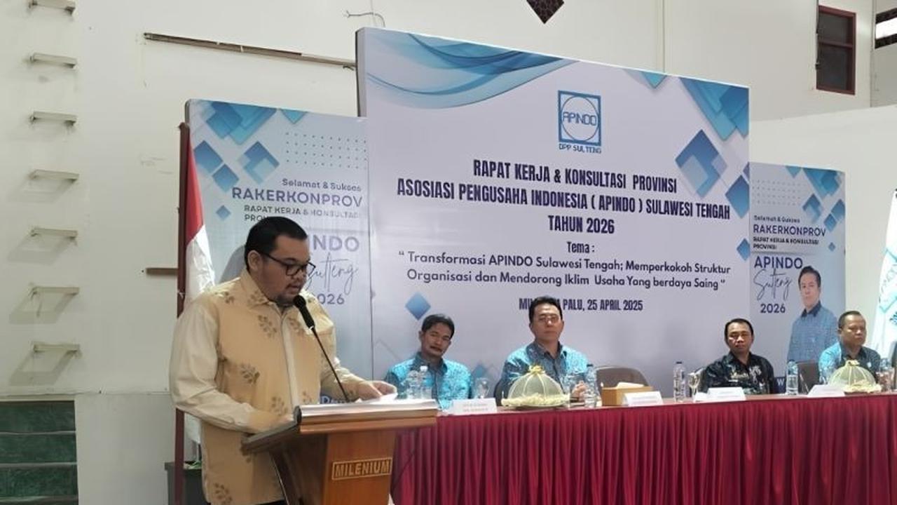 Perkuat Ekonomi Daerah, Kolaborasi Pemprov Sulteng APINDO Ciptakan Ekosistem Usaha Berdaya Saing