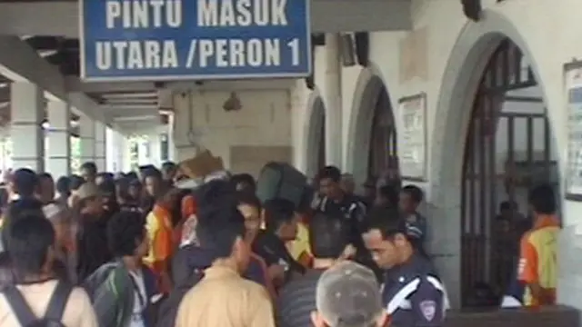 Stasiun Pasar Senen Berangkatkan 25 Ribu Pemudik