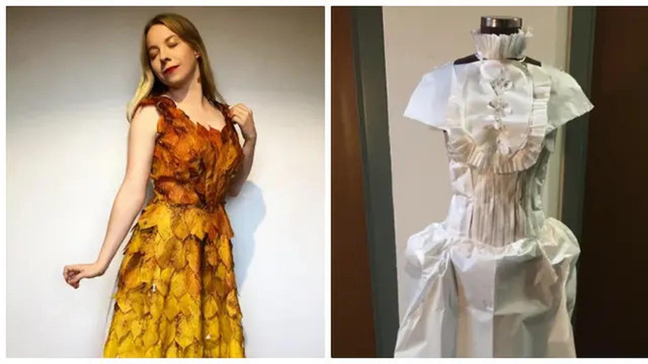 9 Potret Dress Terbuat dari Bahan Tak Biasa, Tetap Tampil Elegan di Berbagai Acara