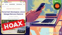 Cek Fakta: Hoaks Artikel Pemerintah Tetapkan Jokowi Sebagai Bencana Nasional
