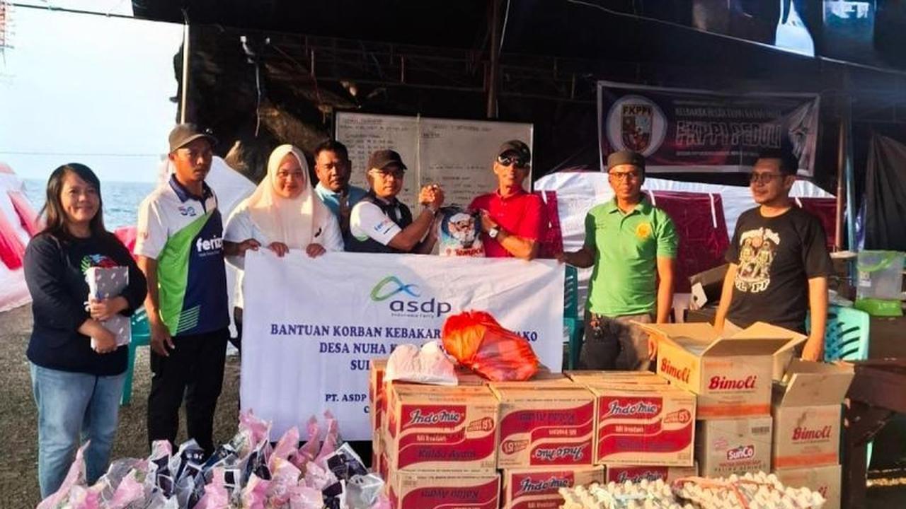 Tahukah Anda, ASDP Juga Agen Perubahan Sosial? ASDP Salurkan Bantuan Kebakaran Sorowako untuk Puluhan Korban Terdampak