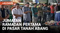 Salat Jumat Perdana Ramadan 1445 Hijriah di Pasar Tanah Abang